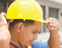 Cascos de obra y de uso industrial